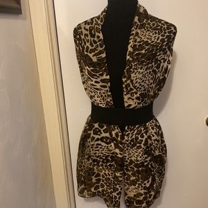 Amrita Singh cheetah print x large wrap